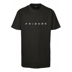 Детска тениска в черен цвят Mister Tee Kids Friends Logo 