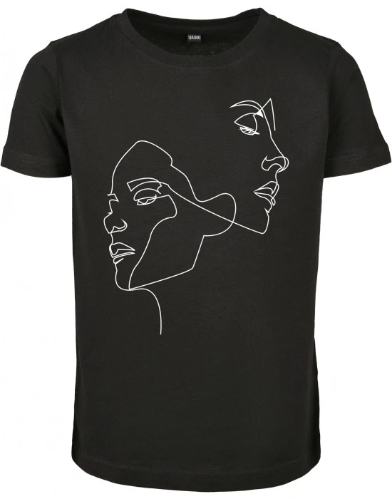 Детска Тениска Kids One Line Short Sleeve Tee black 158/164
