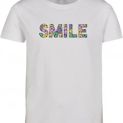 Детска тениска в бял цвят Mister Tee Colorful Smile Short Sleeve