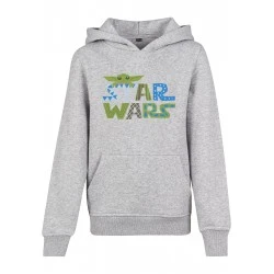 Детски суичър в сиво Mister Tee Star Wars Colorful