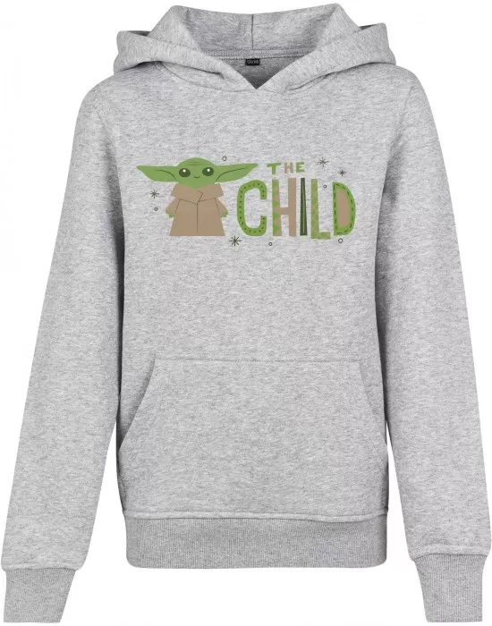 Детски суичър в сиво Mister Tee Mandalorian The Child, Деца - Hoodstyle.bg