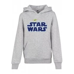 Детски суичър със син надпис Mister Tee Star Wars 
