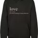 Детски суичър в черно Mister Tee Love Definition, Деца - Hoodstyle.bg
