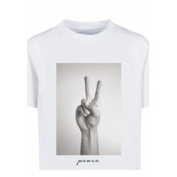 Детска Тениска Kids Peace Sign Tee white 158/164