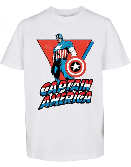 Тениска Marvel Captain America Kids Tee white 110