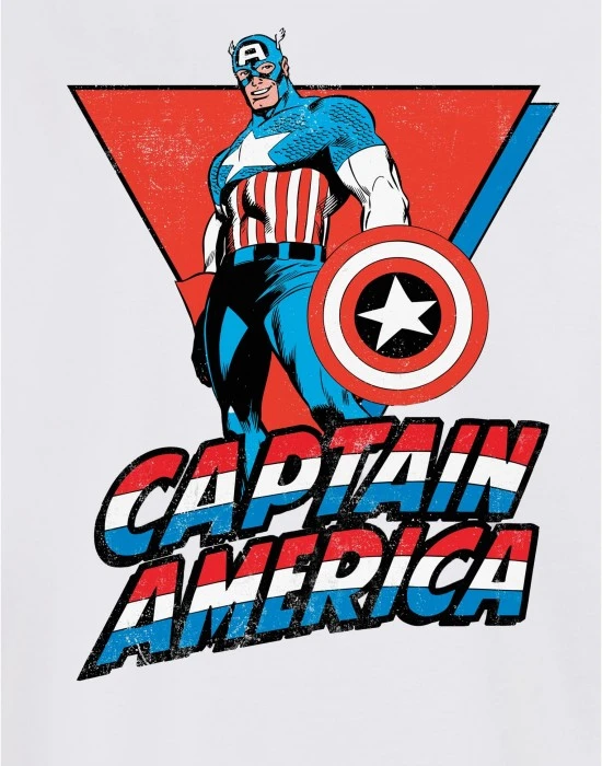 Тениска Marvel Captain America Kids Tee white 110