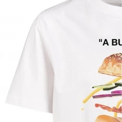 Детска Тениска Kids A Burger Tee white 158/164