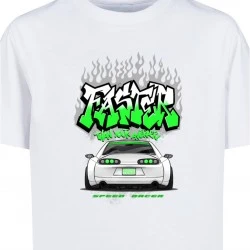 Детска Тениска Kids Faster Than Your Average Tee white 158/164