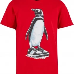 Детска Тениска Kids Fancy Penguin Tee cityred 158/164