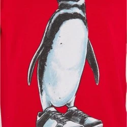 Детска Тениска Kids Fancy Penguin Tee cityred 158/164