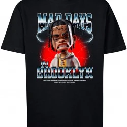 Детска Тениска Mad Days In Brooklyn Tee black 158/164