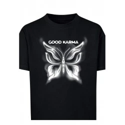 Детска Тениска Good Karma Butterfly Tee black 158/164