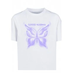 Детска Тениска Good Karma Butterfly Tee white 158/164