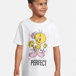 Детска Тениска T-Shirt & Hoody 2 Pack - Tweety & Lola Bunny white+white 158/164