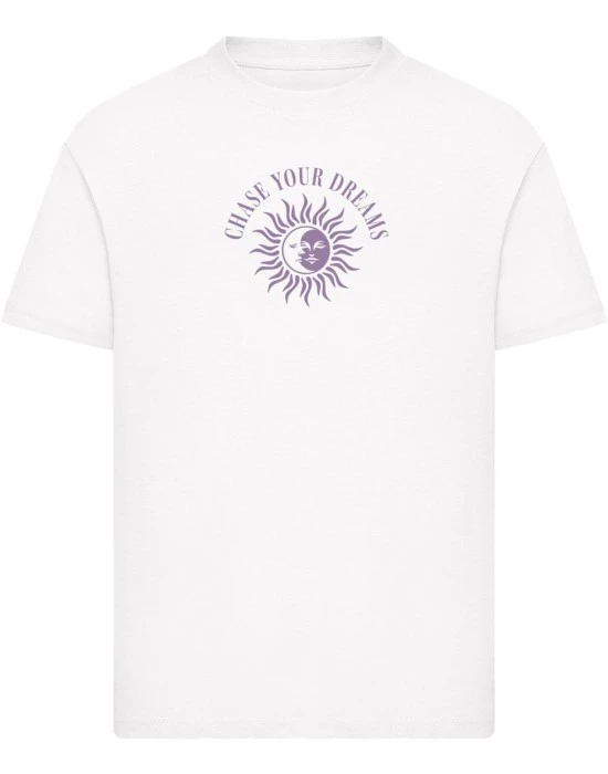 Детска Тениска Chase Your Dreams Sun And Moon Tee white 158/164