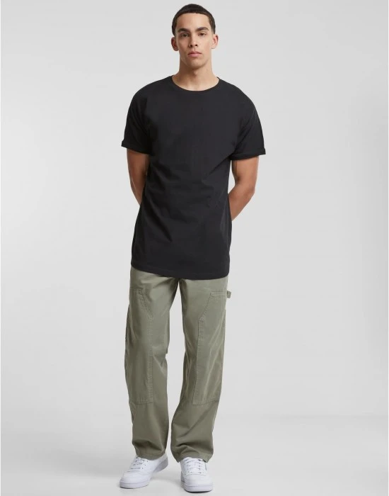 2 Броя Изчистени Мъжки ТенискиPre-Pack Long Shaped Turnup Tee 2-Pack black XXL