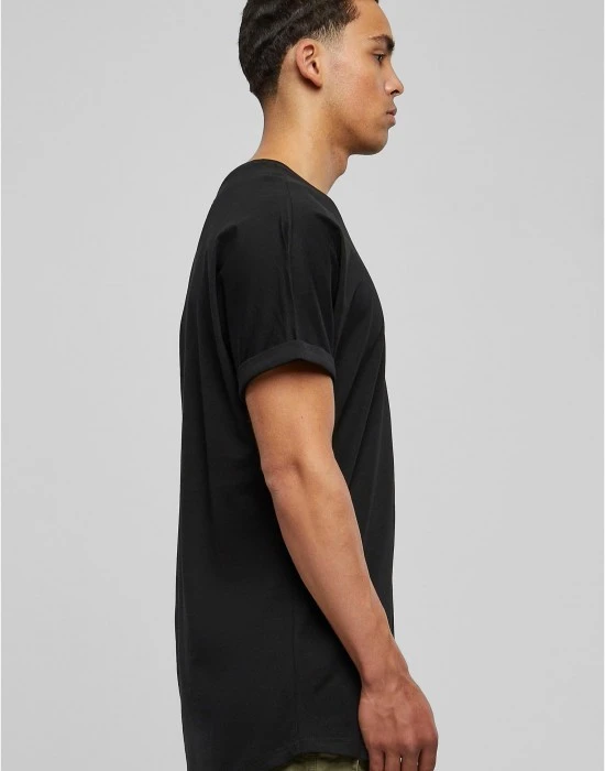 2 Броя Изчистени Мъжки ТенискиPre-Pack Long Shaped Turnup Tee 2-Pack black XXL