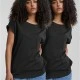 2 Броя Изчистени Дамски ТенискиPre-Pack Ladies Extended Shoulder Tee 2-Pack black XXL