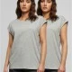 2 Броя Изчистени Дамски ТенискиPre-Pack Ladies Extended Shoulder Tee 2-Pack grey XS