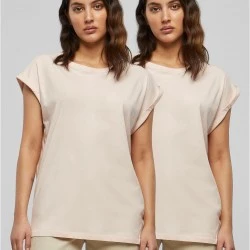 2 Броя Изчистени Дамски ТенискиPre-Pack Ladies Extended Shoulder Tee 2-Pack pink XS