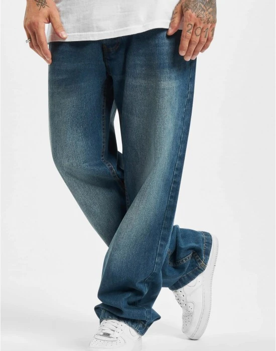 Мъжки дънки в тъмносин цвят Rocawear WED Loose Fit, Дънки - Hoodstyle.bg