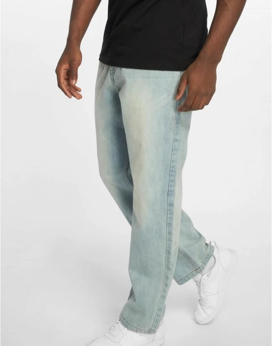 Мъжки дънки в светлосин цвят Rocawear WED Loose Fit, Дънки - Hoodstyle.bg