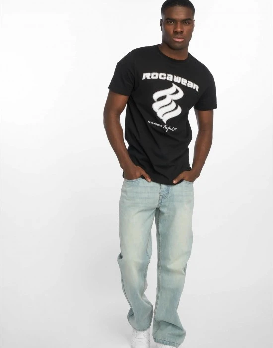 Мъжки дънки в светлосин цвят Rocawear WED Loose Fit, Дънки - Hoodstyle.bg