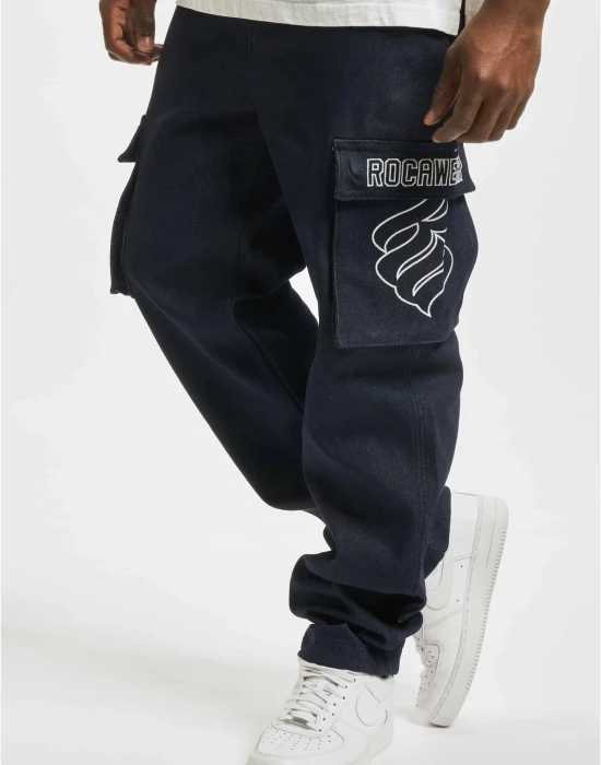 Rocawear Williamsburg Cargo Pants dark blue W52 L34