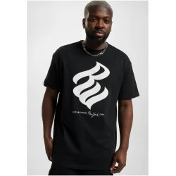 Мъжка тениска в черен/бял цвят Rocawear