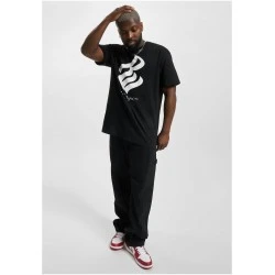 Мъжка тениска в черен/бял цвят Rocawear