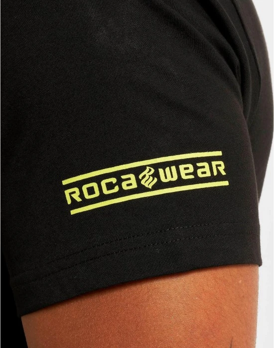 Тениска Rocawear T-Shirt black/lime XL