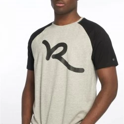 Тениска Rocawear T-Shirt grey melange/black XXL