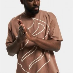 Мъжка тениска в кафяв цвят Rocawear Woodhaven