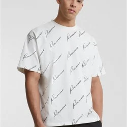 Мъжка тениска в цвят екрю Rocawear Atlanta