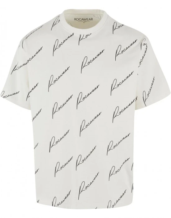 Мъжка тениска в цвят екрю Rocawear Atlanta, Овърсайз - Hoodstyle.bg