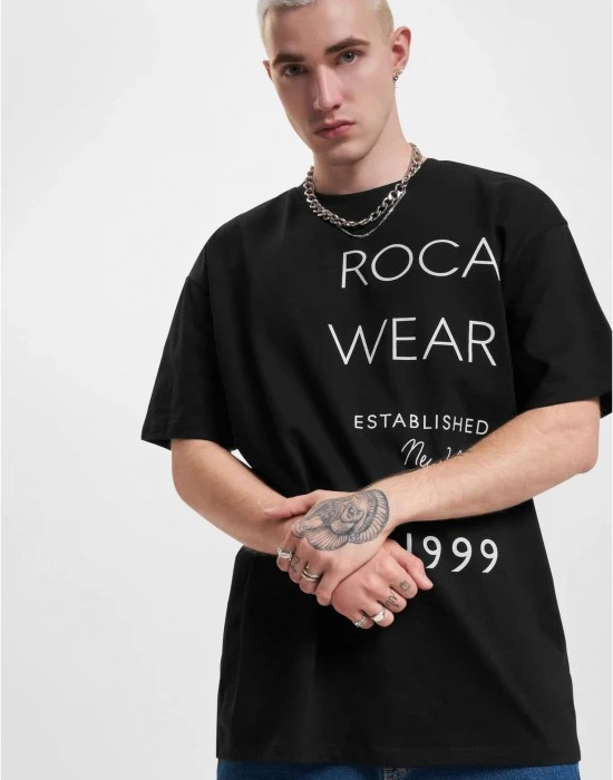 Мъжка тениска в черен цвят Rocawear ExcuseMe, Тениски - Hoodstyle.bg