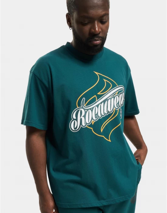 Мъжка тениска в цвят тюркоаз Rocawear Luisville, Тениски - Hoodstyle.bg