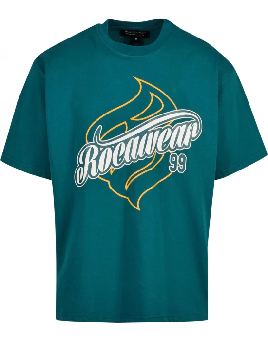Мъжка тениска в цвят тюркоаз Rocawear Luisville, Тениски - Hoodstyle.bg