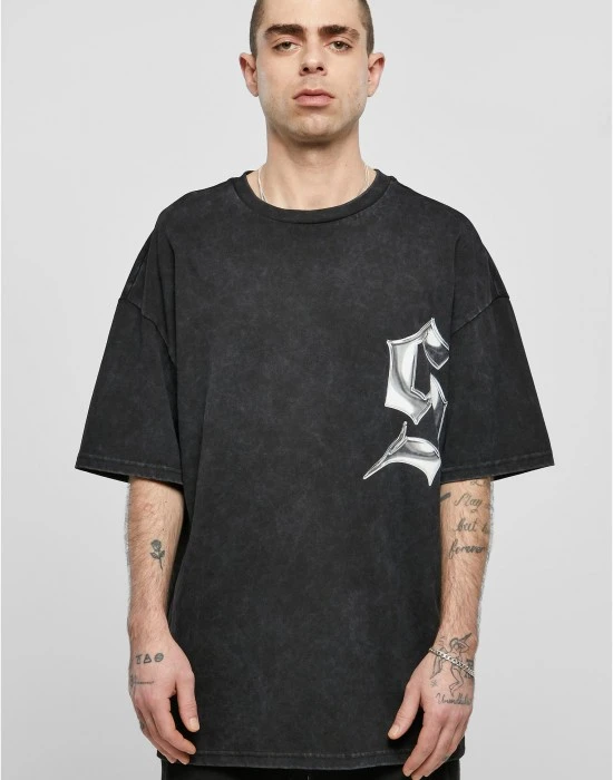 Тениска Sense Chrome T-Shirt Washed black XXL