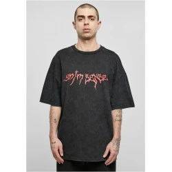 Тениска Sense Goth T-Shirt Washed black XXL