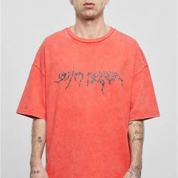 Тениска Sense Goth T-Shirt Washed red XXL