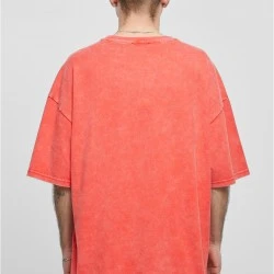 Тениска Sense Goth T-Shirt Washed red XXL