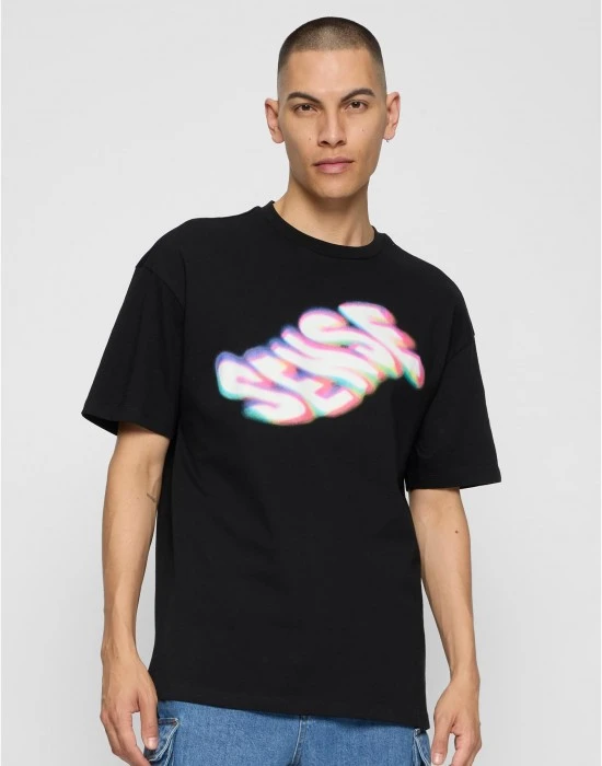 Тениска Glitch T-Shirt black XXL