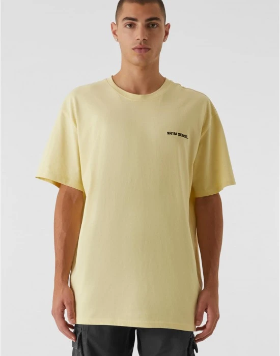 Тениска SENSE Essentials T-Shirt softyellow XXL