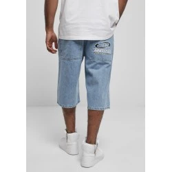 Мъжки къси дънкови панталони в син цвят Southpole Denim Shorts mid blue 