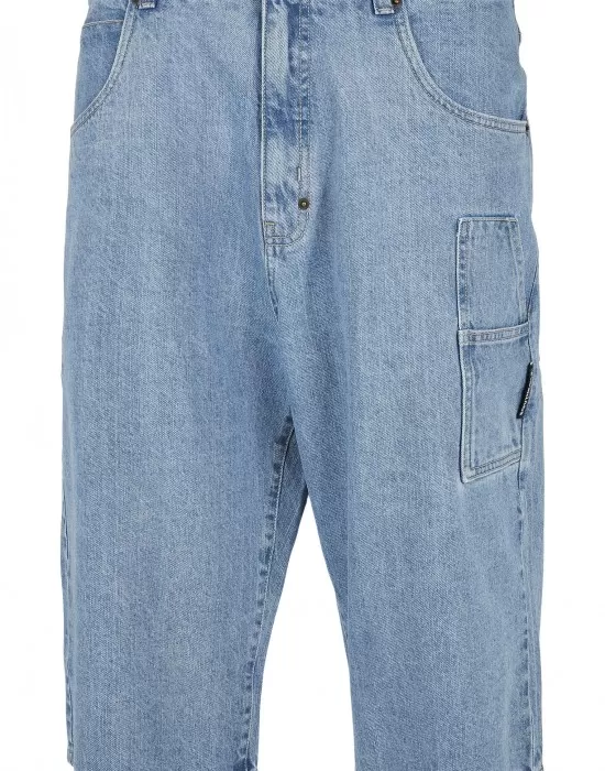 Мъжки къси дънкови панталони в син цвят Southpole Denim Shorts mid blue, Къси панталони - Hoodstyle.bg