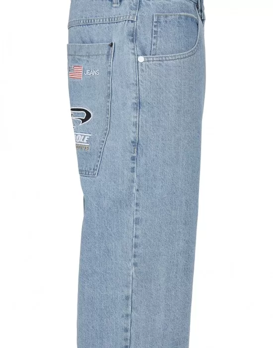 Мъжки къси дънкови панталони в син цвят Southpole Denim Shorts mid blue, Къси панталони - Hoodstyle.bg