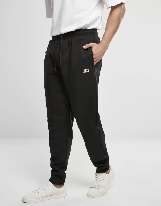Мъжко долнище в черен цвят Starter Essential Sweatpants, Долнища - Hoodstyle.bg