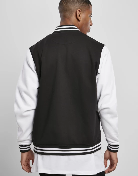 Мъжко колежанско яке в черно Starter College Fleece Jacket, Колежански - Hoodstyle.bg