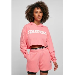 Дамски суичър късо худи Ladies Starter Cropped Hoody pinkgrapefruit XS